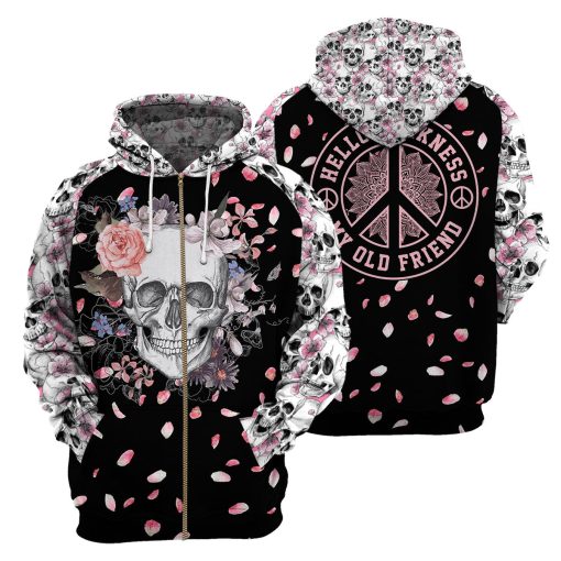 Gearhumans Hello Darkness - 3D All Over Printed Shirt - Image 4