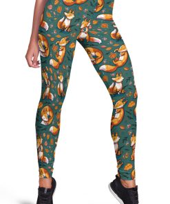 Gearhumans Fox Full Print Leggings
