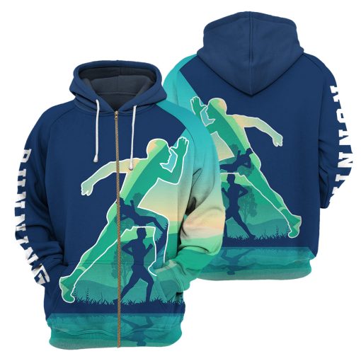 Gearhumans Man Running - 3D All Over Printed Shirt