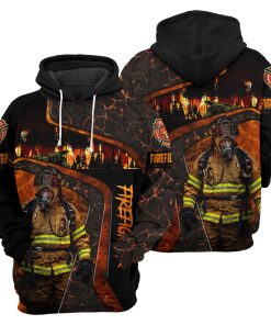 Gearhumans Firefighter - 3D All Over Printed Shirt
