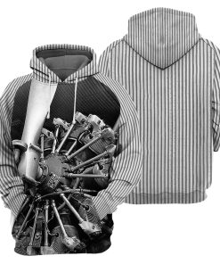 Gearhumans Aircraft Mechanic - 3D All Over Printed Shirt