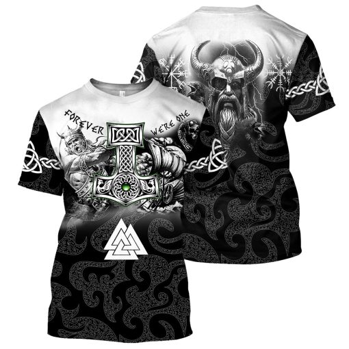 Gearhumans Forever We're One Viking - 3D All Over Printed Shirt - Image 3