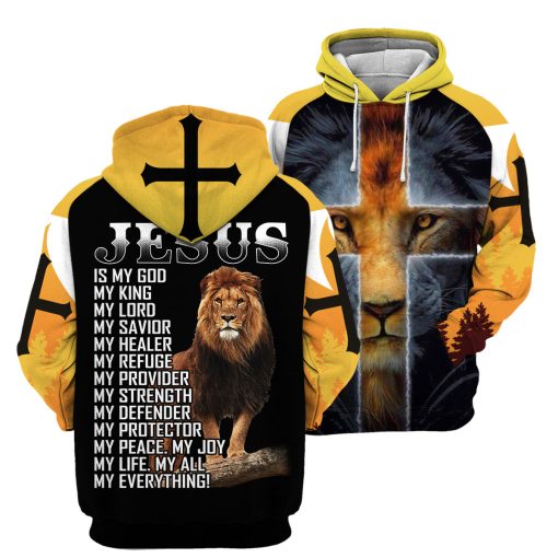 Gearhumans Jesus Is My Everything- 3D All Over Printed Shirt