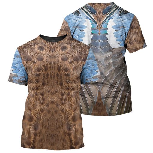 Gearhumans Blue Winged Teal - 3D All Over Printed Shirt - Image 3