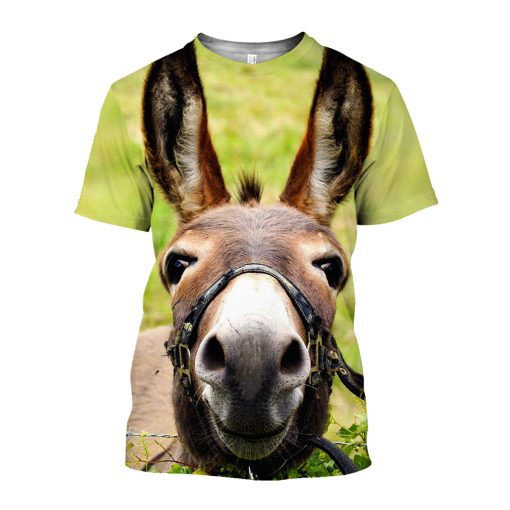 Gearhumans Donkey- 3D All Over Printed Shirt - Image 3