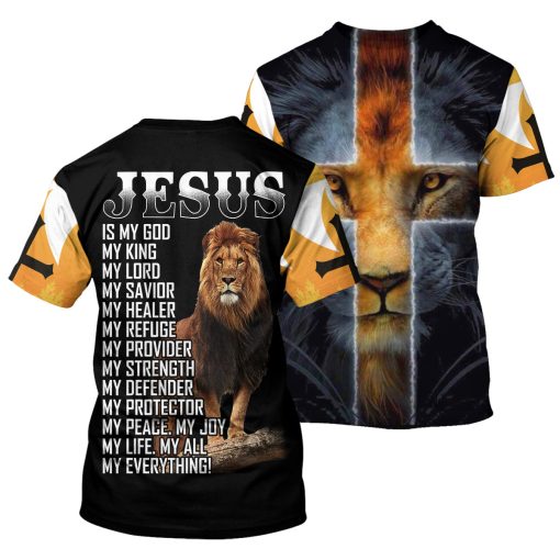 Gearhumans Jesus Is My Everything- 3D All Over Printed Shirt - Image 3