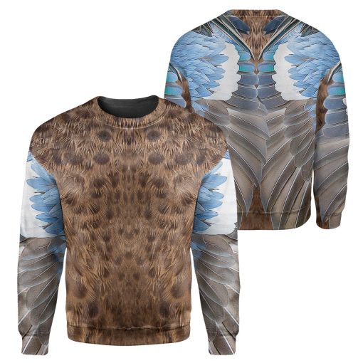 Gearhumans Blue Winged Teal - 3D All Over Printed Shirt - Image 2