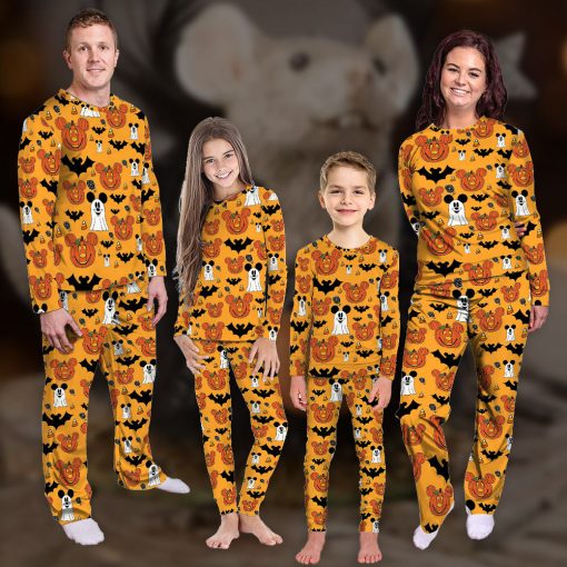 Gearhumans 3D Halloween Mouse Custom Family Pajamas - Image 6