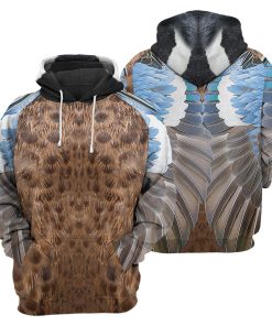 Gearhumans Blue Winged Teal - 3D All Over Printed Shirt