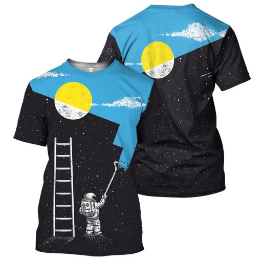 Gearhumans Astronaut - 3D All Over Printed Shirt - Image 3