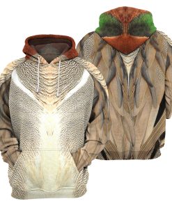 Gearhumans Green Winged Teal - 3D All Over Printed Shirt