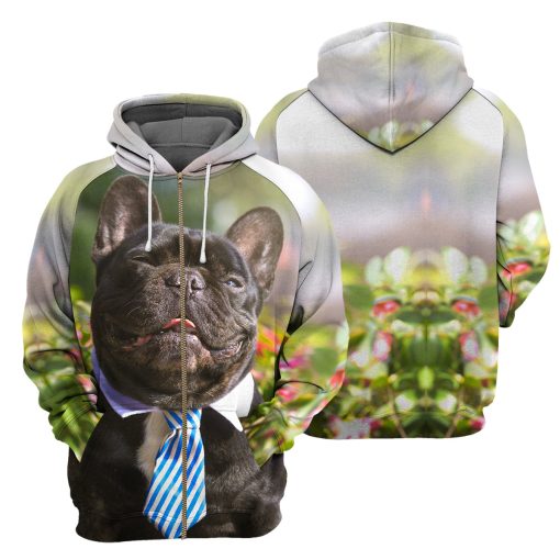 Gearhumans French Bulldog - 3D All Over Printed Shirt