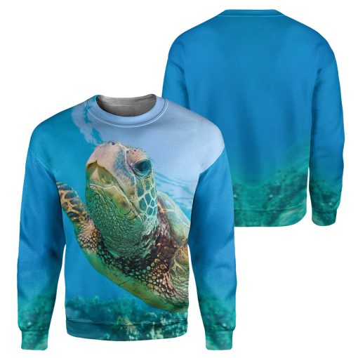 Gearhumans Sea Turtle - 3D All Over Printed Shirt - Image 2