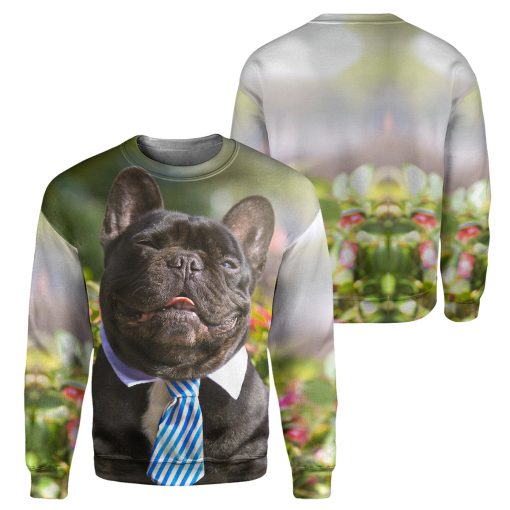 Gearhumans French Bulldog - 3D All Over Printed Shirt