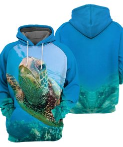 Gearhumans Sea Turtle - 3D All Over Printed Shirt