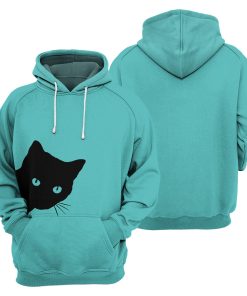 Gearhumans Sneaky Black Cat - 3D All Over Printed Shirt