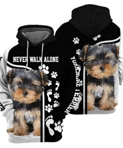 Gearhumans Never Walk Alone Dog - 3D All Over Printed Shirt