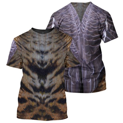 Gearhumans Greater White-Fronted Goose - 3D All Over Printed Shirt - Image 3