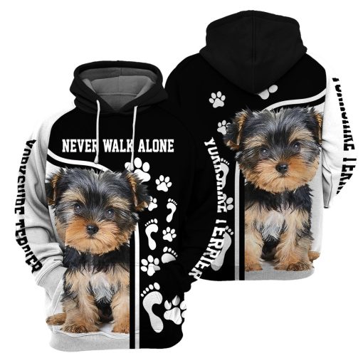 Gearhumans Never Walk Alone Dog - 3D All Over Printed Shirt