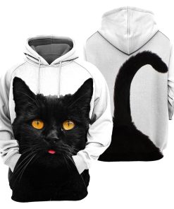 Gearhumans Black Cat - 3D All Over Printed Shirt