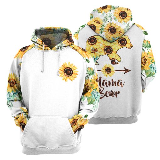 Gearhumans Bear Sunflower - 3D All Over Printed Shirt