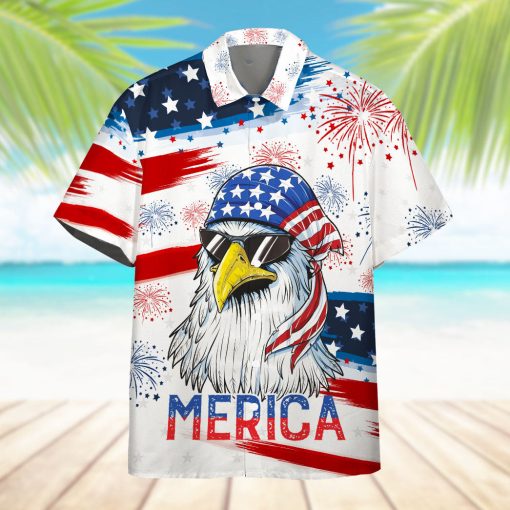 Gearhumans Merica Custom Hawaii Shirt - Image 6