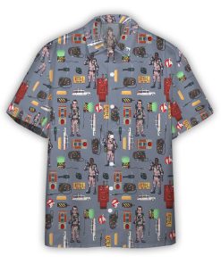 Gearhumans 3D Ghostbusters Team Hawaii Vibe Custom Hawaiian Shirt