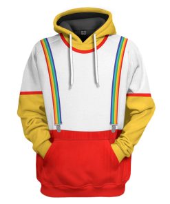 Gearhumans 3D Minions Stuart Rainbow Custom Hoodie Tshirt Apparel
