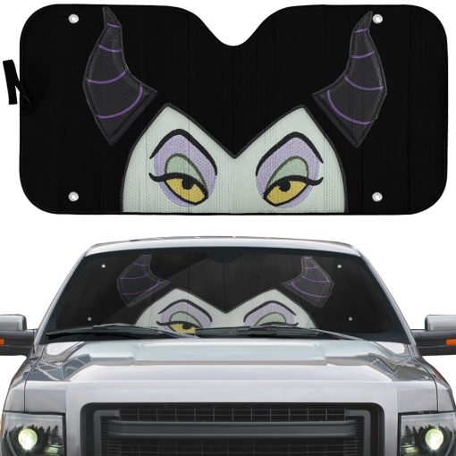 Gearhuman 3D Maleficent Custom Car Auto Sunshade - Image 2