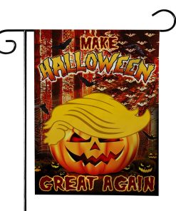 Gearhumans 3D Make Halloween Great Again Custom Flag