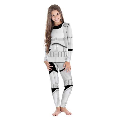 Gearhumans 3D S.W Stormtrooper Custom Family Pajamas
