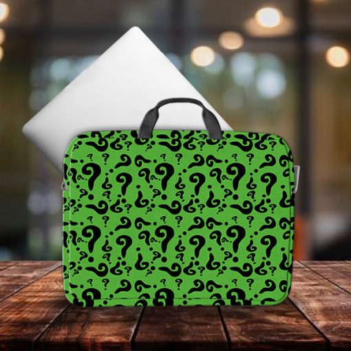 Gearhumans 3D DC The Riddler Custom Laptop Bag 3 Gearhumans 3D DC The Riddler Custom Laptop Bag - Image 3