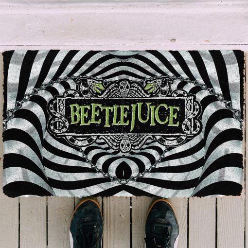 Gearhumans 3D Beetlejuice Custom Doormat - Image 4