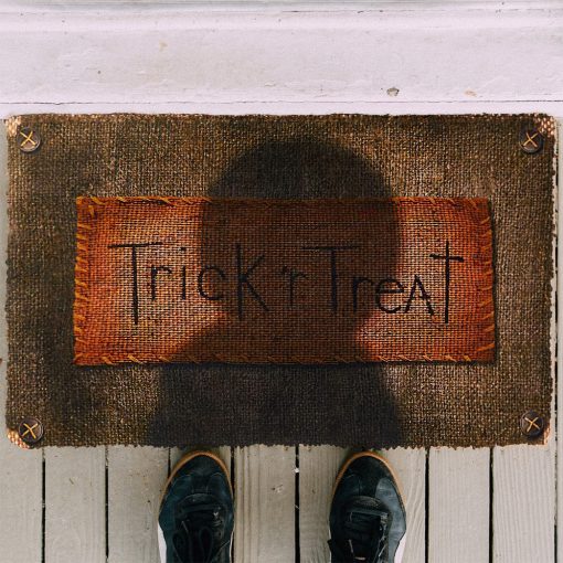 Gearhumans 3D Sam Trick R Treat Custom Doormat - Image 4