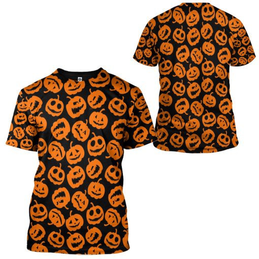 Gearhumans 3D SNL David S Pumpkin Custom Hoodie Tshirt Apparel - Image 7