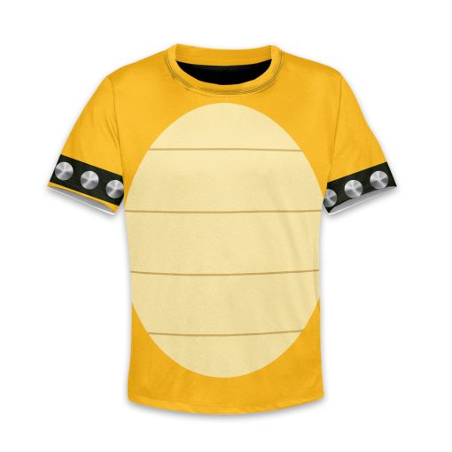 Gearhumans 3D Bowser Custom Kid Hoodie Tshirt Apparel 3 Gearhumans 3D Bowser Custom Kid Hoodie Tshirt Apparel - Image 3