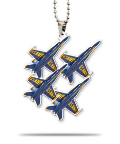Gearrhumans 3D Blue Angels Custom Car Hanging