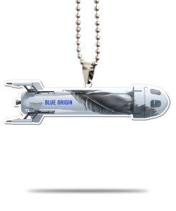 Gearhumans 3D Amazon Blue Origin New Shepard Spaceship Custom Car Hanging