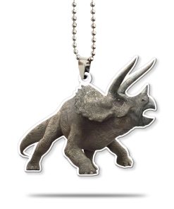 Gearhumans 3D Triceratops Dinosaur Custom Car Hanging