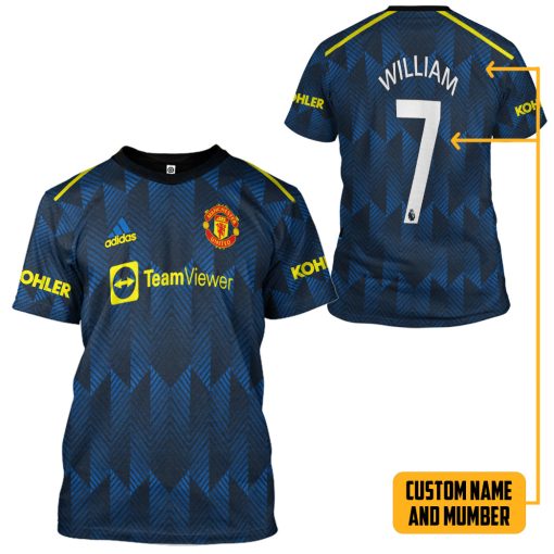 Gearhumans 3D MU CR7 Jersey Custom Name Custom Number Tshirt Hoodie Apparel - Image 7