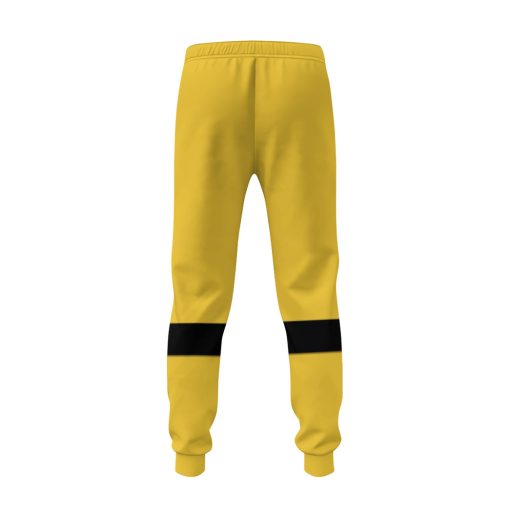 Gearhumans 3D The Yellow Wind Rangers Ninja Storm Custom Sweatpants - Image 2