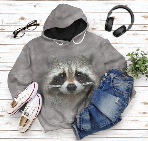Gearhumans 3D Raccoon Custom Tshirt Hoodie Apparel - Image 11
