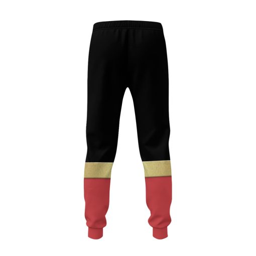 Gearhumans 3D The Crimson Thunder Rangers Ninja Storm Custom Sweatpants 2 Gearhumans 3D The Crimson Thunder Rangers Ninja Storm Custom Sweatpants - Image 2