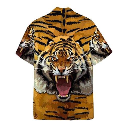 Gearhumans 3D Tiger Roar Custom Hawaii Shirt