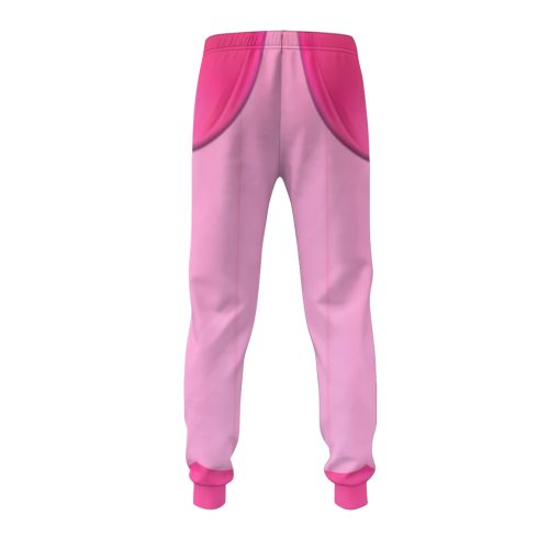 Gearhumans 3D Princess Peach Custom Sweatpants - Image 2