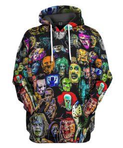 Gearhumans 3D Horror Collection Characters Custom Hoodie Tshirt Apparel