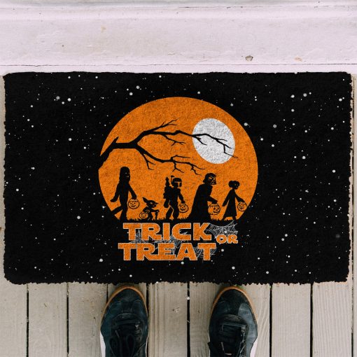 Gearhumans 3D SW Trick Or Treat Custom Doormat - Image 6
