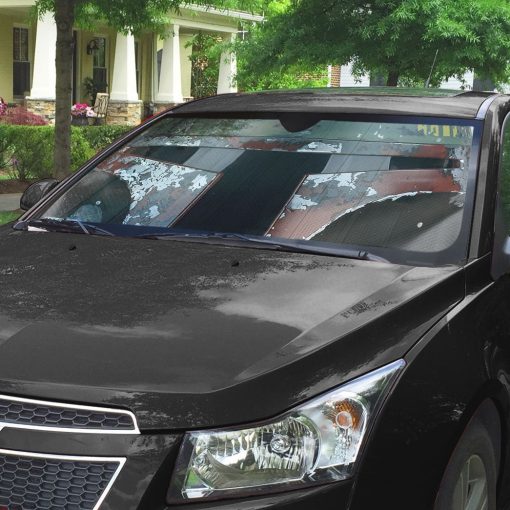 Gearhumans 3D S.W Boba Fett Custom Car Auto Sunshade