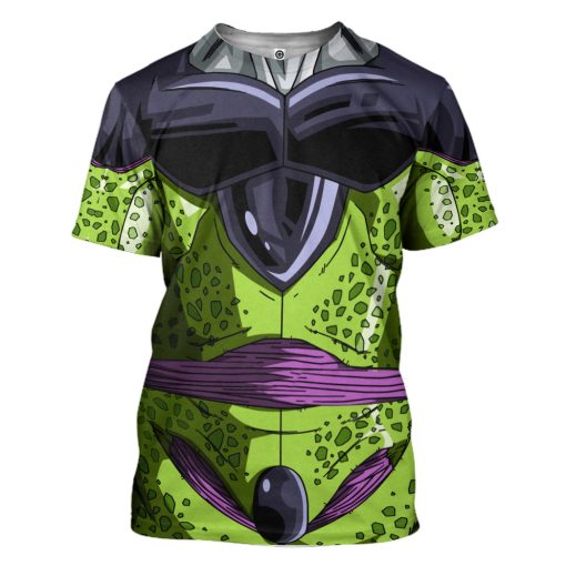 Gearhumans 3D Cell Dragon Ball Custom Tshirt Hoodie Apparel 3 Gearhumans 3D Cell Dragon Ball Custom Tshirt Hoodie Apparel - Image 3