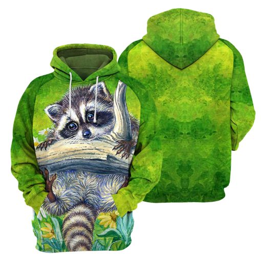 Gearhumans Raccoon - 3D All Over Printed Shirt